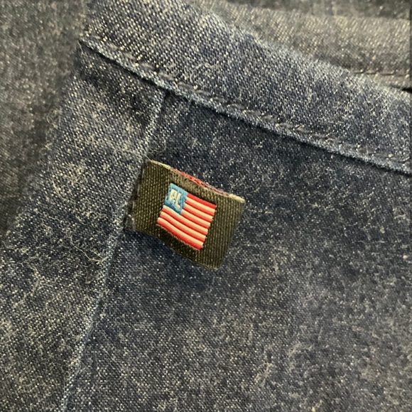 Vintage Polo Jeans Co. Ralph Lauren Stretch Side Zip Jean Capris straight blue 6 - Picture 2 of 6